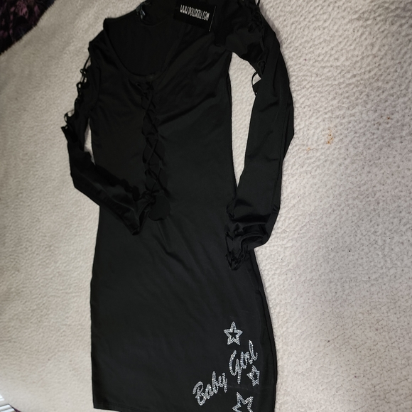 NWT Dolls Kill Sexxy Baby Girl, Cut Up Mini Dress - Picture 10 of 16